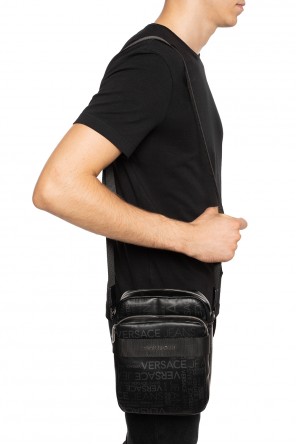 Patterned shoulder bag with logo, zdjęcie 2 Patterned shoulder bag with logo od Versace Jeans